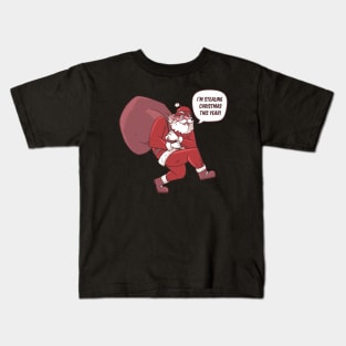 SANTA THIEF Kids T-Shirt